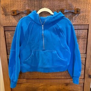Lululemon Scuba Oversized Half-Zip Hoodie, XS/S, Poolside